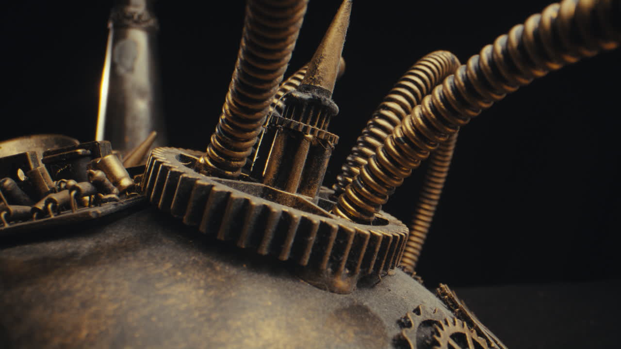 Steampunk Mask Detail