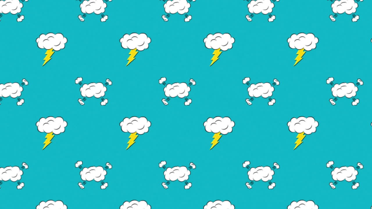 animación de cómic 5 opciones de texto sobre múltiples burbujas de habla cómica con efectos de sonido cómic textos