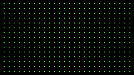 Green Plus Signs on Black Background