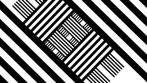 abstract black and white geometric pattern