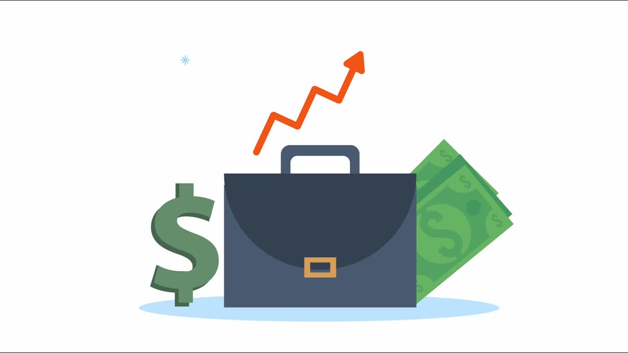 animazione finanziaria ed economica con portafoglio