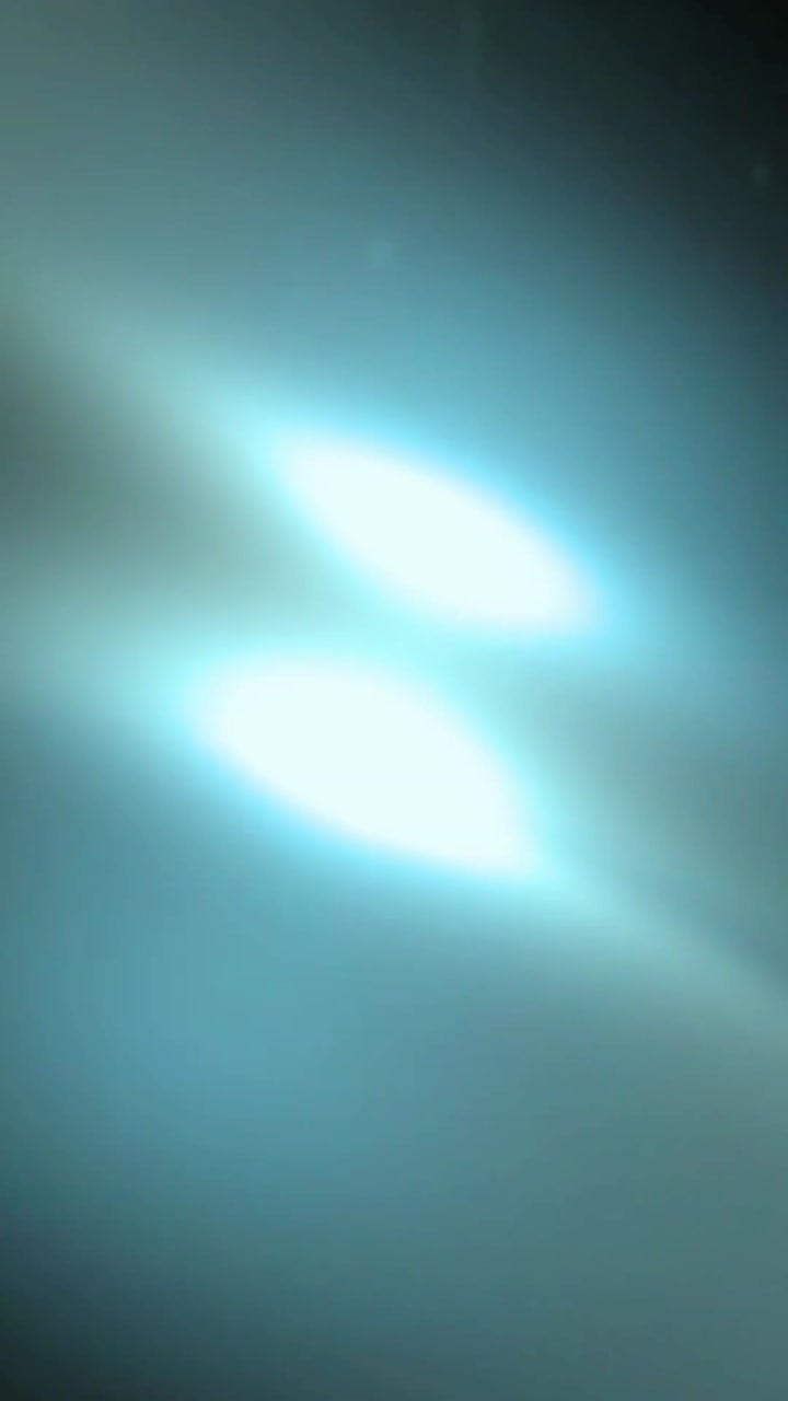 Moving Abstract Blue Light Leaks and Lens Flares