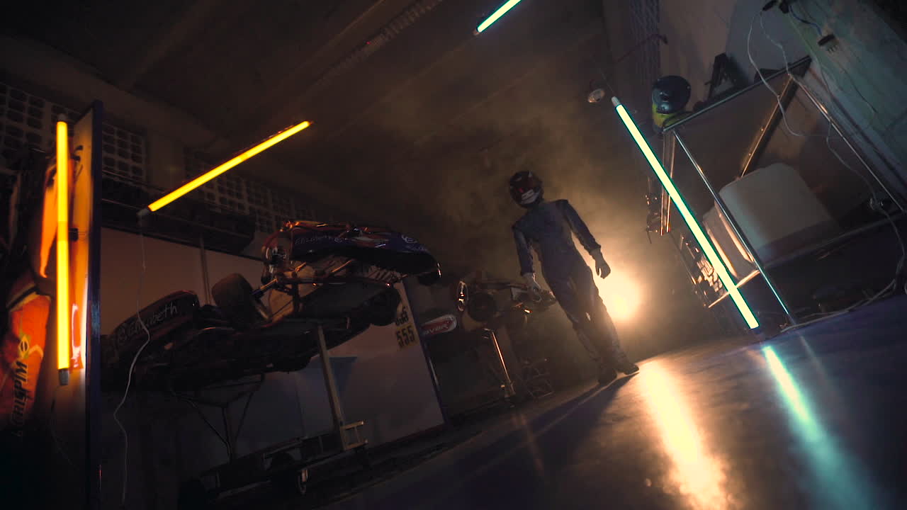 운전 준비 중인 파일럿