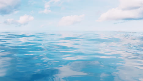 empty water surface, 3d rendering.