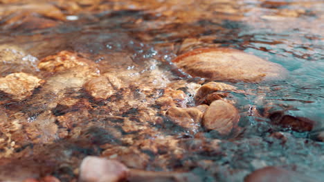 rocks in a clear river stream