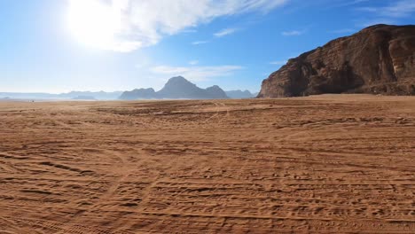 shot in wadi rum desert in jordan