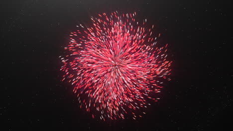 colorful fireworks explosion