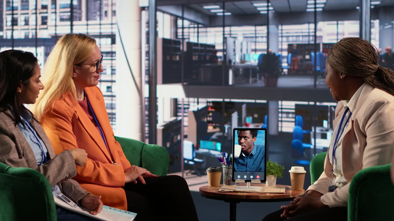 비즈니스 회의 비디오 컨퍼런스