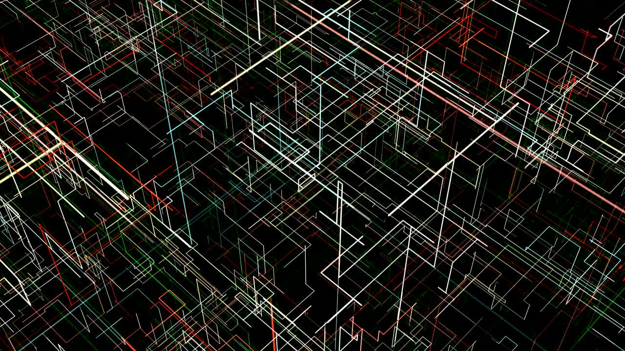 fondo abstracto con circuito. ilustración digital