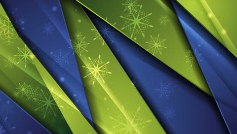 fondo de movimiento azul brillante de navidad y año nuevo