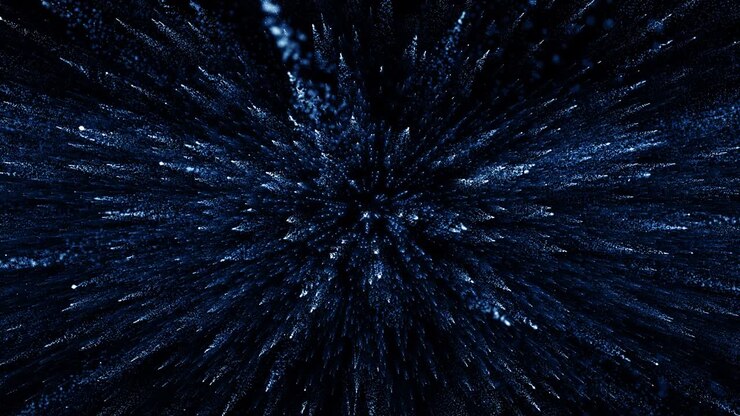 Particles Blue dust abstract light bokeh motion titles cinematic background loop
