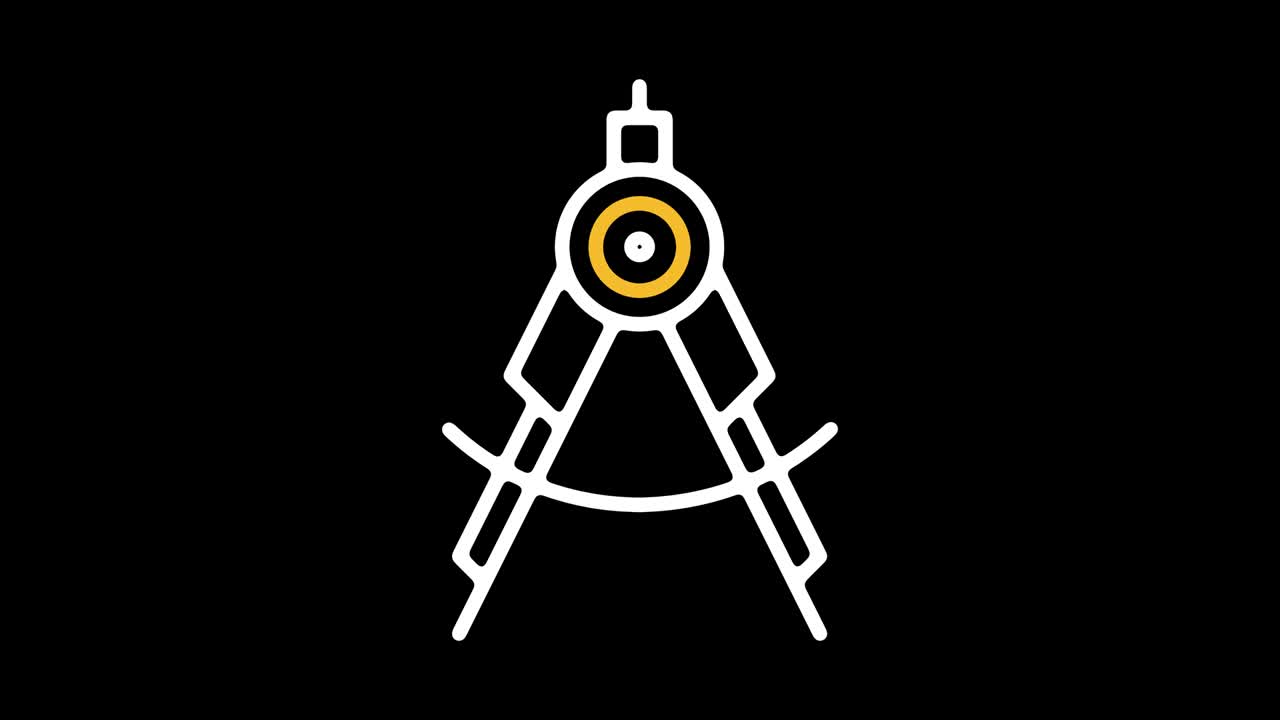 Engineering Jobs Line Icon Animation with Alpha