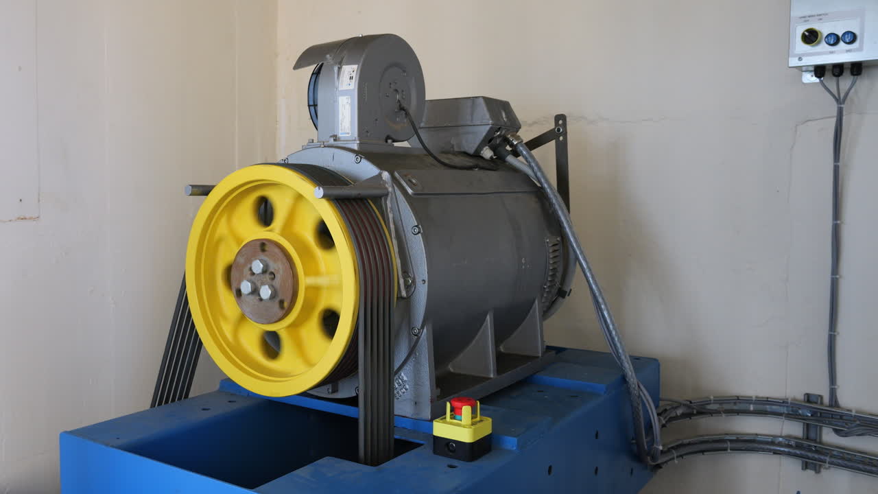 샤프트에서 리프트 카를 낮추는 리프트 모터 엔진