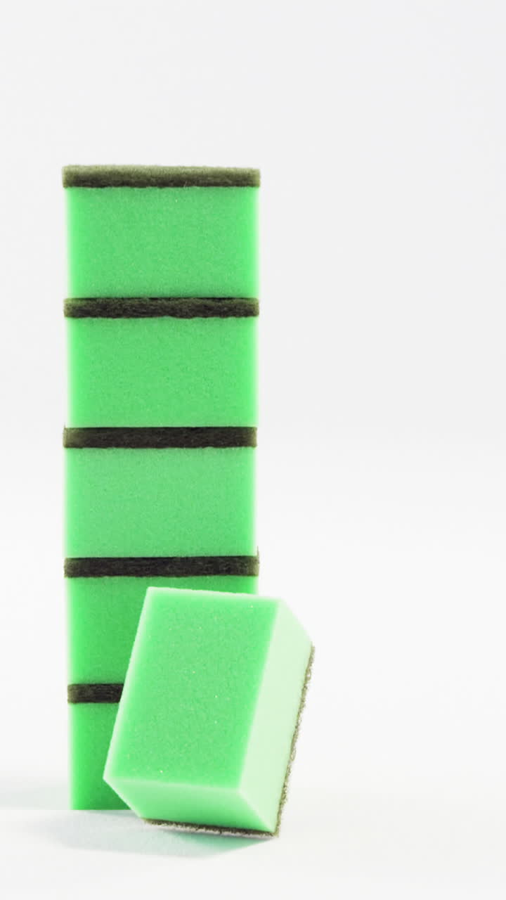 Close-up of cleaning sponge