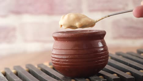 traditional indian kulfi or rasmalai dessert