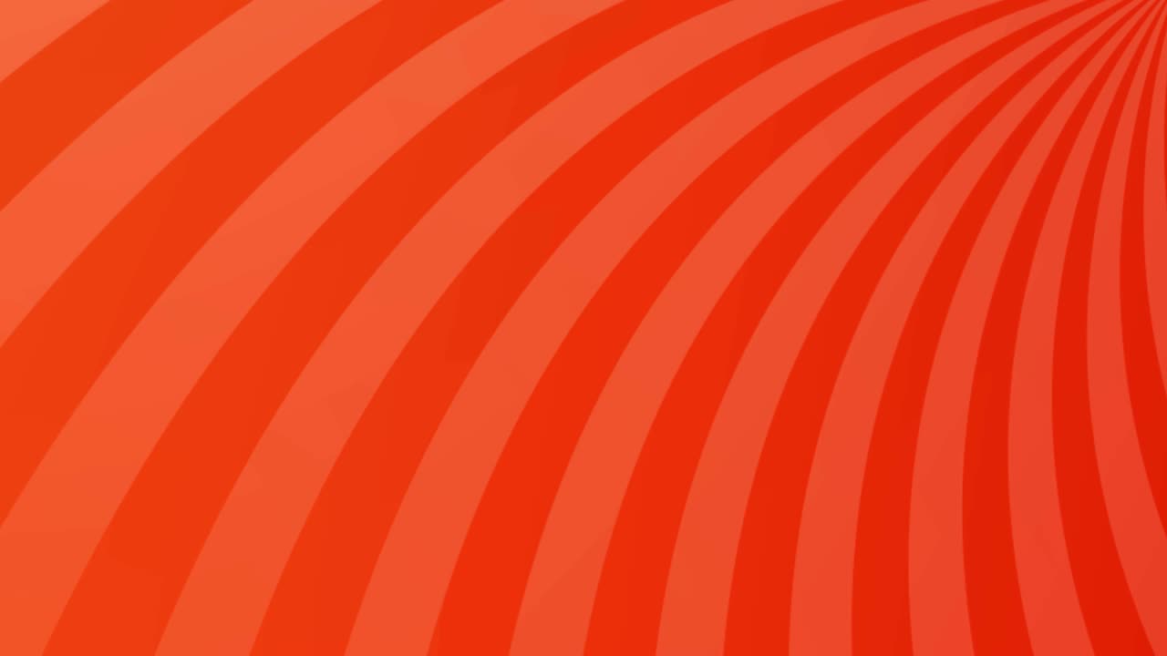 오렌지색 배경에 회전하고 움직이는 줄무 ⁇