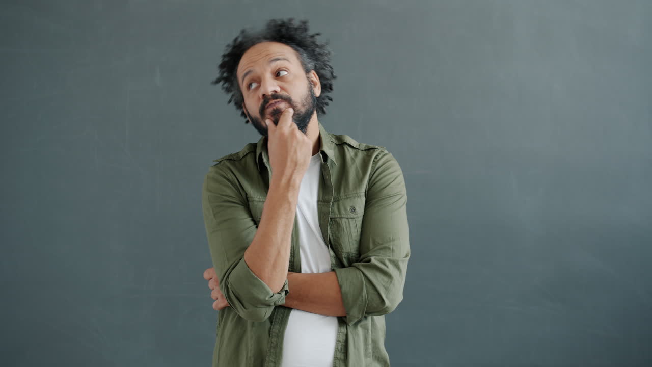 Man in Thought
