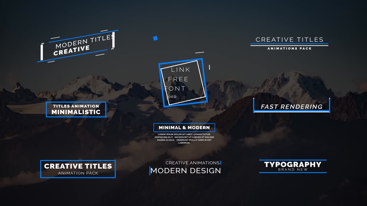 Modern Design & Creative Animations Background