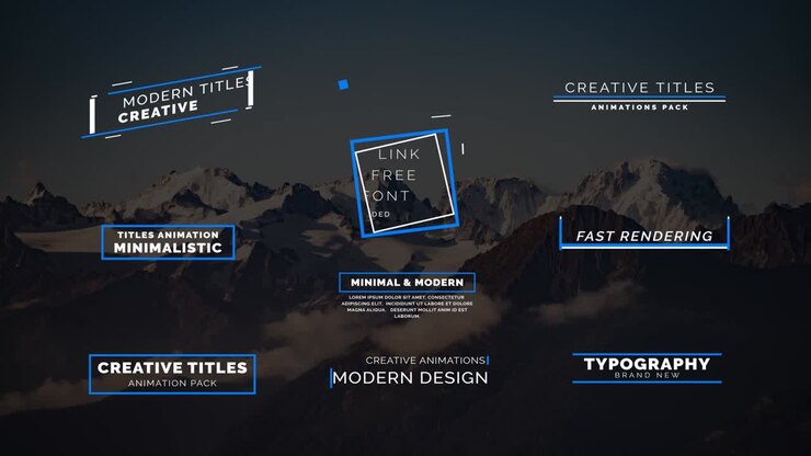 Modern Design & Creative Animations Background