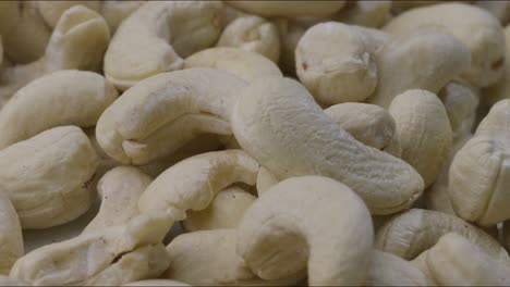 pile of raw cashew nuts