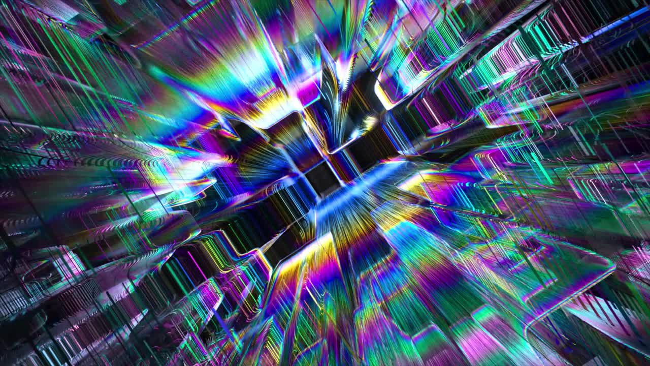 patrón geométrico holográfico abstracto