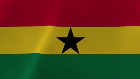 ghana waving flag animation 4k moving wallpaper background