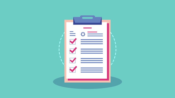 Checklist on Clipboard