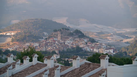 Polop-scenery-with-greenhouses-and-mountainous-landscapes-around-Spain