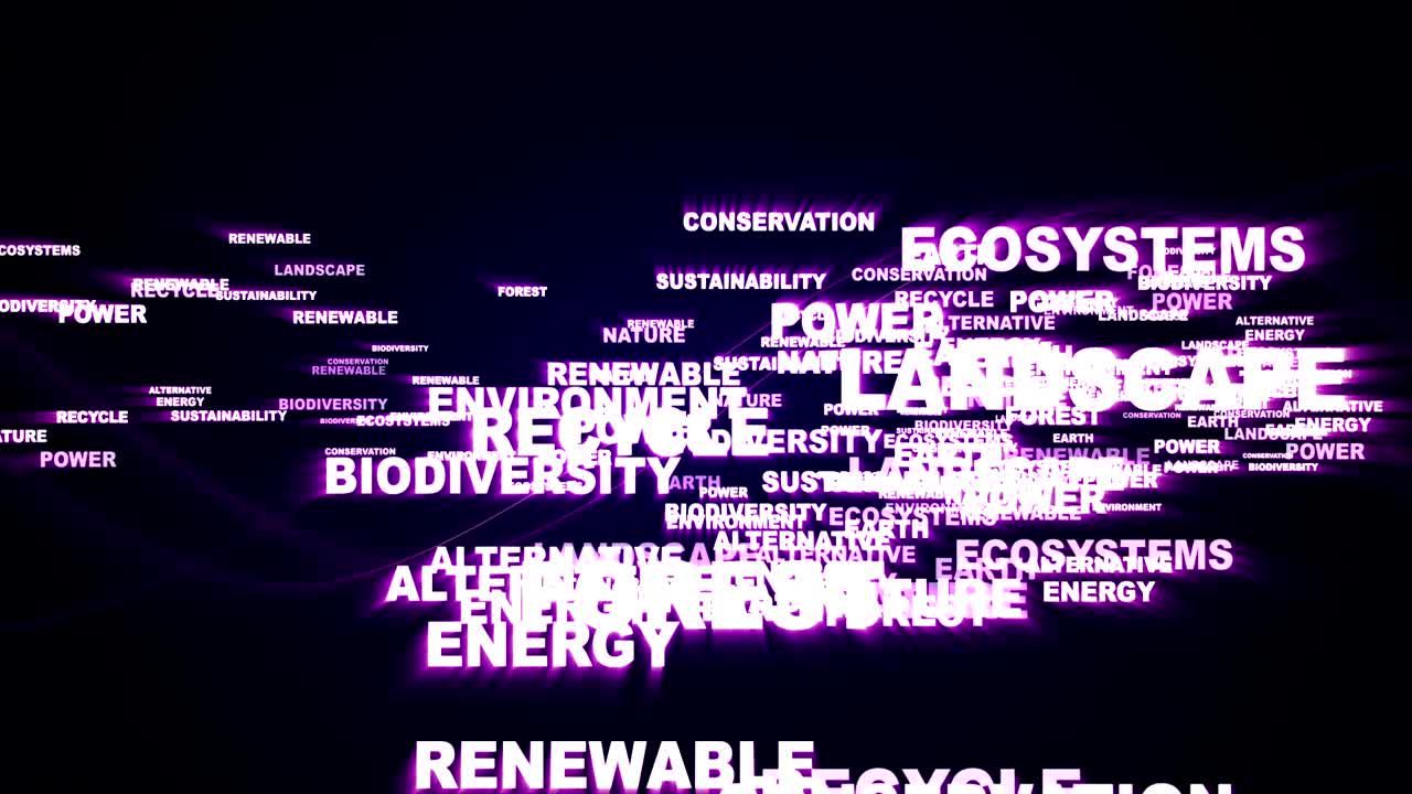 ECOLOGY Keywords Animation Explosion, Rendering, Background, Loop