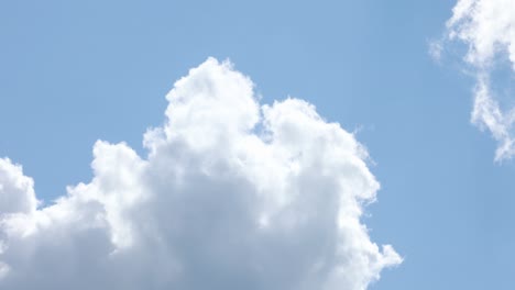 파란 하늘을 배경으로 한 구름 타임  ⁇ 스