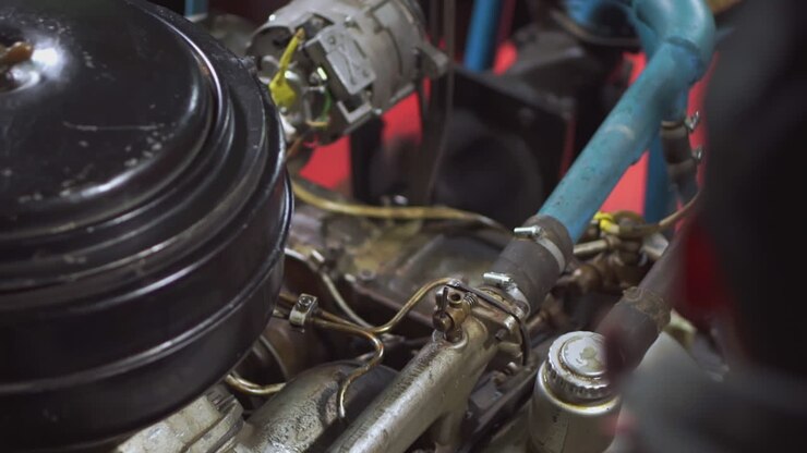 Avvicinamento del motore vintage