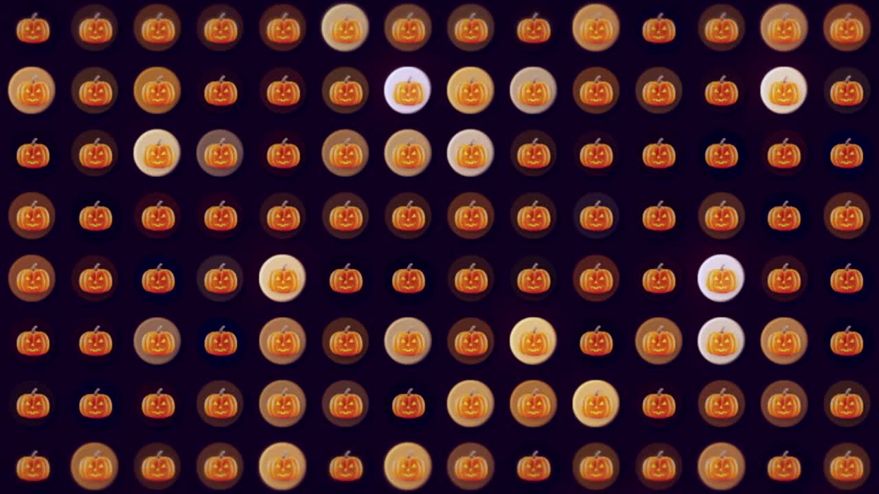 el fondo con el patrón de la calabaza de halloween