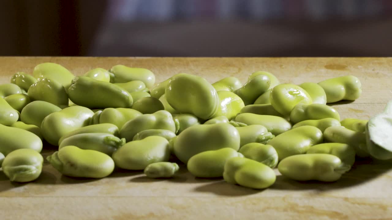 Close up of Fava Beans