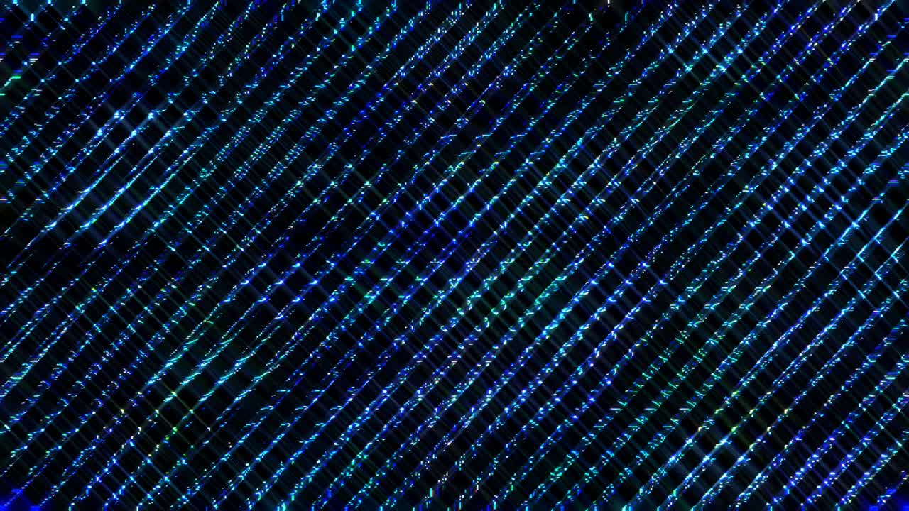 빛나는 밝은 선은 검은 바탕에 파동 움직임을 설정, 다채로운