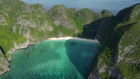 Maya-Bay-Push-In,-Insel-Ko-Phi-Phi-Le---Provinz-Krabi-Thailand