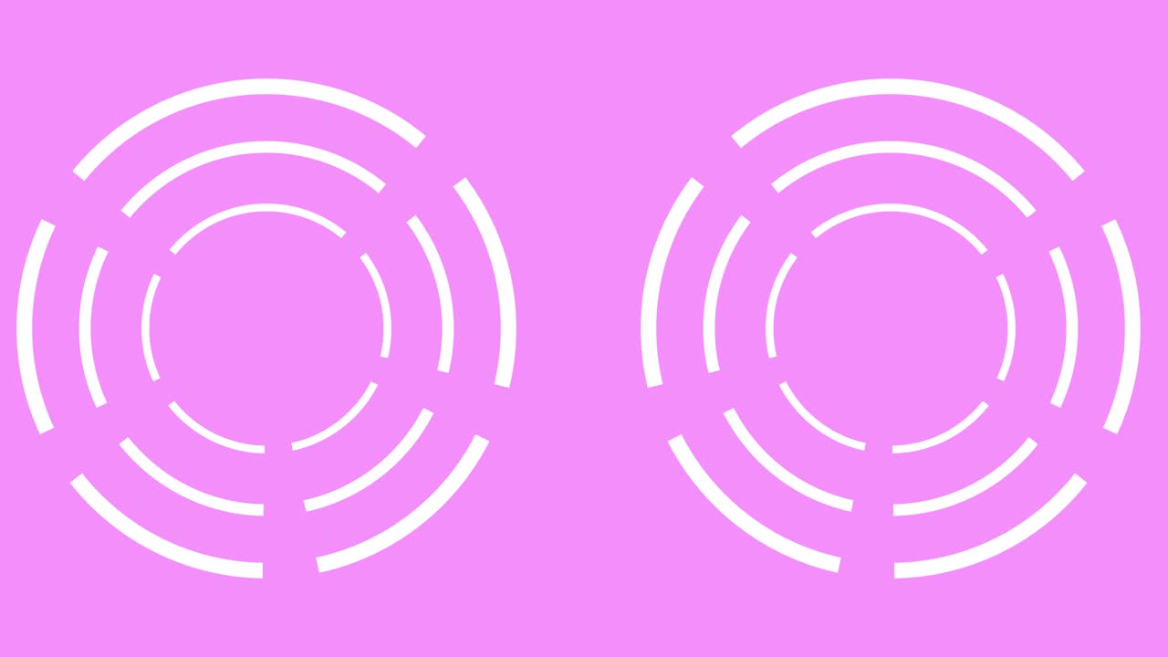 rotación del círculo división pop animación gráficos de movimiento