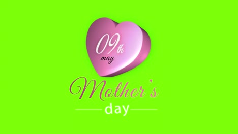 green screen , 9 the may mother day, high quality