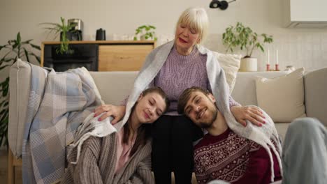 grandfamily cozying up