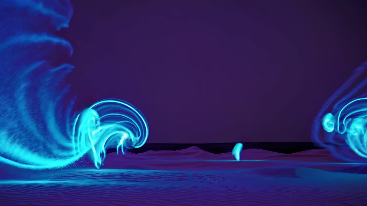 가운 그림 추상적인 사막