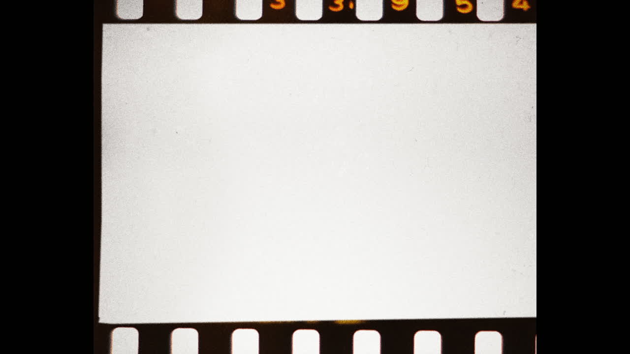 marco de película en blanco