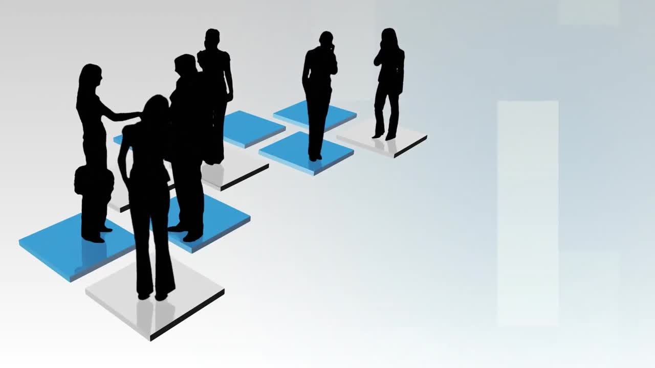 Abstract Business team Animation