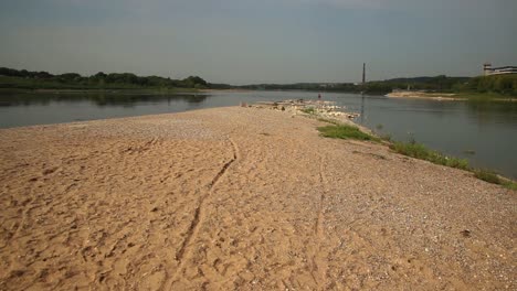 Confluence-Of-Nemunas-And-Neris-rivers-In-Kaunas,-Lithuania-1