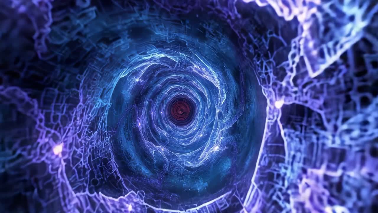 vórtice de túnel abstracto