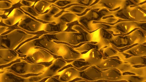 grunge gold metal surface waves background