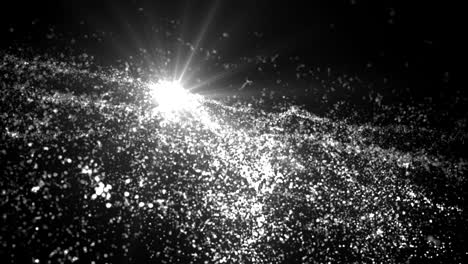 el fondo de partículas brillantes de 4k.