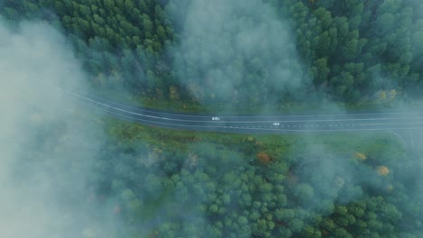 misty mountain road