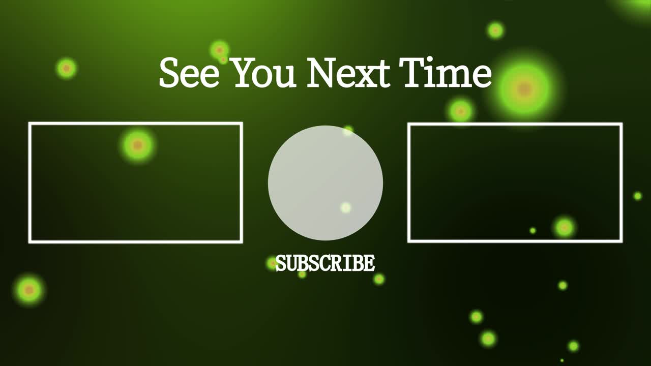 플로팅 포인트 엔드 카드 엔딩 스크린 모션 그래픽