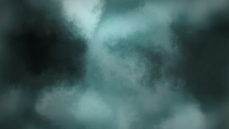 tiempo tormentoso en nubes