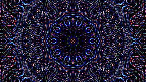 luz abstracta brillante que gobierna el color completo, caleidoscopio