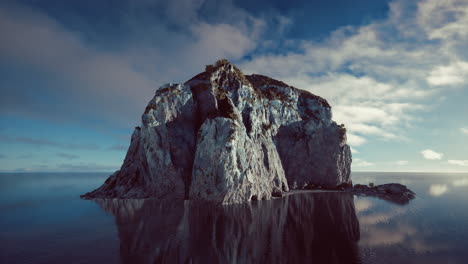 Massive-Meeresklippen-Und-Wellen-Der-Nordsee-An-Der-Südküste